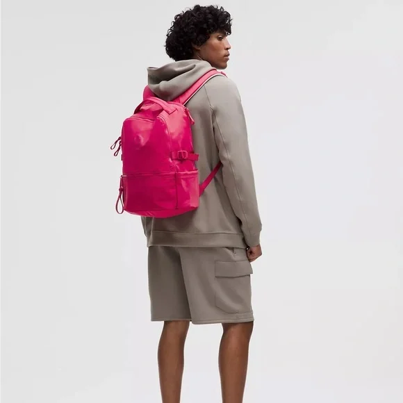 Lululemon New Crew Backpack 22L Updated- Raspberry Coulis